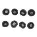 LALAFINA Bun Hair Net Black Dancers Women Dance Accessories Style Nets Bank Lightweight Mixed Holder Bun Invisible Dancer Black Holders Comfortable Holding Hairnets Hair Snoods Clerk with Nurse Cover