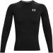 Under Armour Men's HeatGear Compression Long-Sleeve T-Shirt Black/Steel - 001 Medium