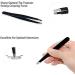 bC BimeTALliC Stainless Steel Tweezers - Slanted & Pointed Tips for Facial Ingrown Hairs Removal, Splinters, Blackhead Treatment - Buy Online on SooperMarket.com