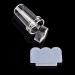 2pcs Clear Silicone Jelly Stamper with Scraper Clear Nail Art Jelly Stamper Nail Art Stamping Stamper for Manicure Tools Xmas Gifts Clear - Buy Online on SooperMarket.com