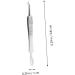 FOYTOKI 9 Pcs Clip Comedone Pimple Extractor Blackhead Tweezers Tool Blackheads Silver Stainless Steel - Buy Online on SooperMarket.com