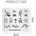 Alexnailart Chinese Plum Flowers Nail Art Stamp Template (CN005) - Buy Online on SooperMarket.com