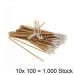 1000x 15cm Cotton Swabs | Kosmetex Cotton Buds with Wooden Sticks | Premium Quality for Personal Care - Buy Online on SooperMarket.com