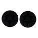 MAGICLULU Silicone Muffin Cake Cups 4 Pcs Silicone Cake Cup Liner Donut Silica Gel Silicone Muffin Cake Cup 15.5X15.5X4CMx2pcs Blackx2pcs