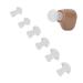 6 Pack Hearing Aid Ear Plugs L/M/S 3 Sizes Earplugs Silicone Hearing Aid Buds Domes Ear Replacement - Universal
