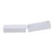 Nail Displayer Organizer Box for Nail Drill Bits Nail Drill Bits Holder Dustproof Professional 30 Holes Nail Drill Tools Container For Home Use Nail Salon White