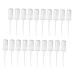 HAPINARY 20pcs Pump Head Essential Oil Sprayer Tops Mason Jar Soap Pump Bottle Pump Perfume Spray Bottle Hand Wash Dispenser Perfume Refill Pump White Lotion Travel Perfume Bottle 12.00X2.00X2.00CM White