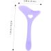 PLAFOPE Eyeliner Stamp Makeup Assistant Tool Eyelash Stencils Reusable Eye Liner Stencils for Eyes Lipstick Applicator Guide Tool Eyeliner Stencils Lower Eye Lash Shield Purple 12.00X6.00X0.50CM Purple - Buy Online on SooperMarket.com