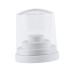 Healeved 1pc 48 Nail Bit Organizer Nail Bit Holder Stand Teeth Gems Kit Nail Drill Bits Holder Display Storage Container Nail Bit Stand Nail Display Stand White Manicure Grinding Head Size 1 White