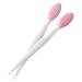 Silicone Lip Brush & Double Sided Nose Scrubber - 2PCS Exfoliating Blackhead Cleaner - Soft & Effective - Buy Online on SooperMarket.com