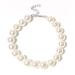 RayMinsino Adorable Pet Pearl Collar Adjustable Cat Dog Pet Necklace Jewelry Chihuahua York Girl Clothing Dress Accessories White