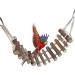 Zerodis Wooden Ladder for Birds | Parrot Climbing Bridge & Pet Toys | Durable Hammock & Toy for Birds - Buy Online on SooperMarket.com