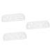 Hemoton 3pcs Egg Storage Box Eggs Food Tray Fridge Mustard Cutlery Tray Egg Holder Refrigerator Egg Cup Assorted Colorx3pcs 17.5x8.5x2cmx3pcs