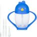 Lollaland Weighted Straw Sippy Cup | Made in the USA | Transition Kids Infant & Toddler Cup | Shark Tank Product | Brave Blue Color - Buy Online on SooperMarket.com