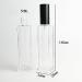 Refillable Glass Perfume Spray Bottle 50ml - Travel Essential Oil & Makeup Tool - Black Closure - Perfect Gift - Buy Online on SooperMarket.com