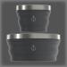 HYDAWAY Collapsible Bowl Set | 2-Pack | Jet Black