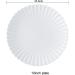 Serving Plates 8/10inch White Dinner Plates Ceramic Tableware Creative Western Steak Dishes Salad Bowl Kitchen Porcelain Serving Dishes for Appetizer Dinner and Desserts (Color : 10 inch Plate) - Buy Online on SooperMarket.com