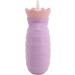 Shop Leak-proof Silicone Hot Water Bottle - Soft Pain Relief for Neck & Shoulder (Purple) | International Shipping - Buy Online on SooperMarket.com