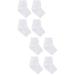 minkissy 4 Pairs Rough Calluses Socks Feet Repair Socks Heel Protector Socks Heel Sleeves Protectors Heel Socks Heel Moisturizing Socks Men and Women Anti Cracked Feet Ankle Socks White