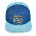 Minecraft Boys Creeper Face Hat - Black and Green Youth Snap Back Hat Blue