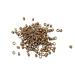 Kiara World 100 Light Brown Silicone Lined Micro Rings Beads 5mm for Pre Bonded I Tip Human Hair Extensions Feather Extensions