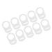 Tiuimk Transparent Silicone Pacifier Ring | Prevents Pacifier from Falling | Safe & Stylish Design for Babies - Buy Online on SooperMarket.com