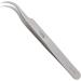 Professional Stainless Steel Curved Eyelash Tweezers for 3D Volume Extension (1 Pc) - Buy Online on SooperMarket.com