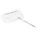 Acrylic Plaette with Stainless Spatula Makeup Nail Art Mixing Palette Set Beauty Palette Mixing Spatula Blending Palette for Makeup Artist Manicurist