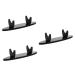 VILLCASE 3 Pcs Acrylic Pen Holder Pencil Lip Gloss Makeup Brush Rack Organizer Simple Writing Pens Holder 12.7x3cmx3pcs Blackx3pcs