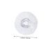 Transparent Plastic Shower Cap for Men and Women - Salon Bathing Head Cover - Buy Online on SooperMarket.com