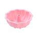 Cookie Cutter Grade Silicone Chocolate Flowers and Braided Baking Utensils Fondant Mold Gift Silicone Muffin Molds Pink flower pattern