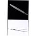 Didiseaon 1pc Lash Stainless Steel Eyebrow Makeup Clip Eyebrow Trimming medium Silver
