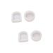 MAGICLULU 4 Pcs Cake Mold Chocolate Making Ice Ball Mold Soap Candle Silicone Mould Egg Tart Silicone Muffin Molds Chocolate Molds Mini Soaps Aroma Household Silica Gel White Accessories Whitex2pcs 9X8X2.6CMx2pcs