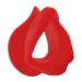 Lip Massager Silicone Lip Exerciser Facial Muscle Tightener Face Lift Mouth Stretcher Trainer Red
