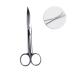 minkissy Facial Hair Men Curved Craft Cosmetics Curved for Eyebrows Nose Hair Trimmer Eyebrow Gauze Man Makeup medium Silver
