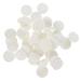 Healeved 50pcs Round Aroma Pads Essential Oil Diffuser Locket Necklace Refill Pads Pendant Perfume Oil Jewelry Oil Pads Humidifier Accessories for Car Room Office White 30mm