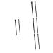 Baluue 12 Sets Eyeliner Brush Makeup Brush Multipurpose Eyebrow Brush Eyebrow Brush Spoolie Wood Black