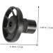 MUSISALY 2pcs Electric Grinding Chuck Door Knob Protector Blower Attachment Nut Grinder Black Plastic - Buy Online on SooperMarket.com