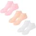 NAVESO Moisturising Socks 3 Pairs Silicone Socks for Moisturising Feet Silicone Moisturising Foot Socks Women Foot Spa Pedicure Silicone Socks Soft Gel Heel Socks for Women Dry Cracked Feet - Buy Online on SooperMarket.com
