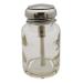 Push Glass Bottle Push Down Pump Alcohol Dispenser Pressed Bottle for Nail Polish Makeup Remover 80ML