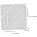STOBOK DIY Crystal Epoxy Mold 2 Pcs Tangram Mold Model Crystal Epoxy Silica Gel Hand Mold As Shownx2pcs 11.5X11.5CMx2pcs - Buy Online on SooperMarket.com