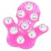 MagiDeal 6x Massage Gloves with 9 Rotating Balls Body Massage Gloves Full Body Massager