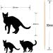 Halloween Black Cat Cupcakes Toppers Party Food Decorations Sticks Picks (24 Pack) - Buy Online on SooperMarket.com