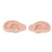 Ear Model Silicone Ear Model Widely Used Easy Use Reusable Realistic Practice Experience for Earrings Display for Ear Piercing Exercise(Medium Skin Color)