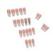Buy WOOXDYUK 24 Matte Fake Nails - Full Cover Press On Acrylic Nail Art for Women & Girls - Perfect for Parties & DIY Manicure - Buy Online on SooperMarket.com
