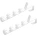 Cabilock 4 Pcs Towel Hooks Hanging Rack Multifunction Door Hanger 2pcsx2pcs Whitex2pcs - Buy Online on SooperMarket.com