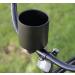 Kroozie Deluxe Bicycle Cup Holder - Ultimate Handlebar Accessory for Bikes, Scooters, and Treadmills in Flat Black - Buy Online on SooperMarket.com