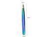 1PC Rainbow Color Slant Tweezer Professional Stainless Steel Slant Tip Tweezer Best Precision Eyebrow Tweezer Hair Removal Tweezer Cosmetic Beauty Tool For Men & Women tweezers - Buy Online on SooperMarket.com
