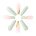 Brishow Coffin Artificial Nails - Long Pink Green Bellarina Acrylic Press-On Nails - 24pcs for Women & Girls | International Shipping - Buy Online on SooperMarket.com
