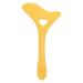 Eyeliner Stencil Reusable Silicone Eyeliner Professional Mascara Drawing Aid Makeup Application Tool For Makeup Artists(Yellow)